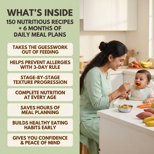 Healthy Bites | 150 Nutritious Recipes + Daily Meal Plan for 6-12 Month Baby