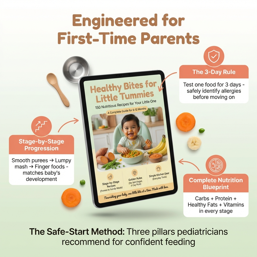 Healthy Bites | 150 Nutritious Recipes + Daily Meal Plan for 6-12 Month Baby