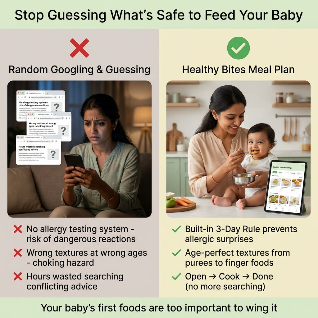 Healthy Bites | 150 Nutritious Recipes + Daily Meal Plan for 6-12 Month Baby