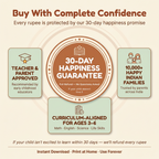 Little Scholars | 200 Educational Posters + 200 Colouring Pages For 3-6 Years Kids