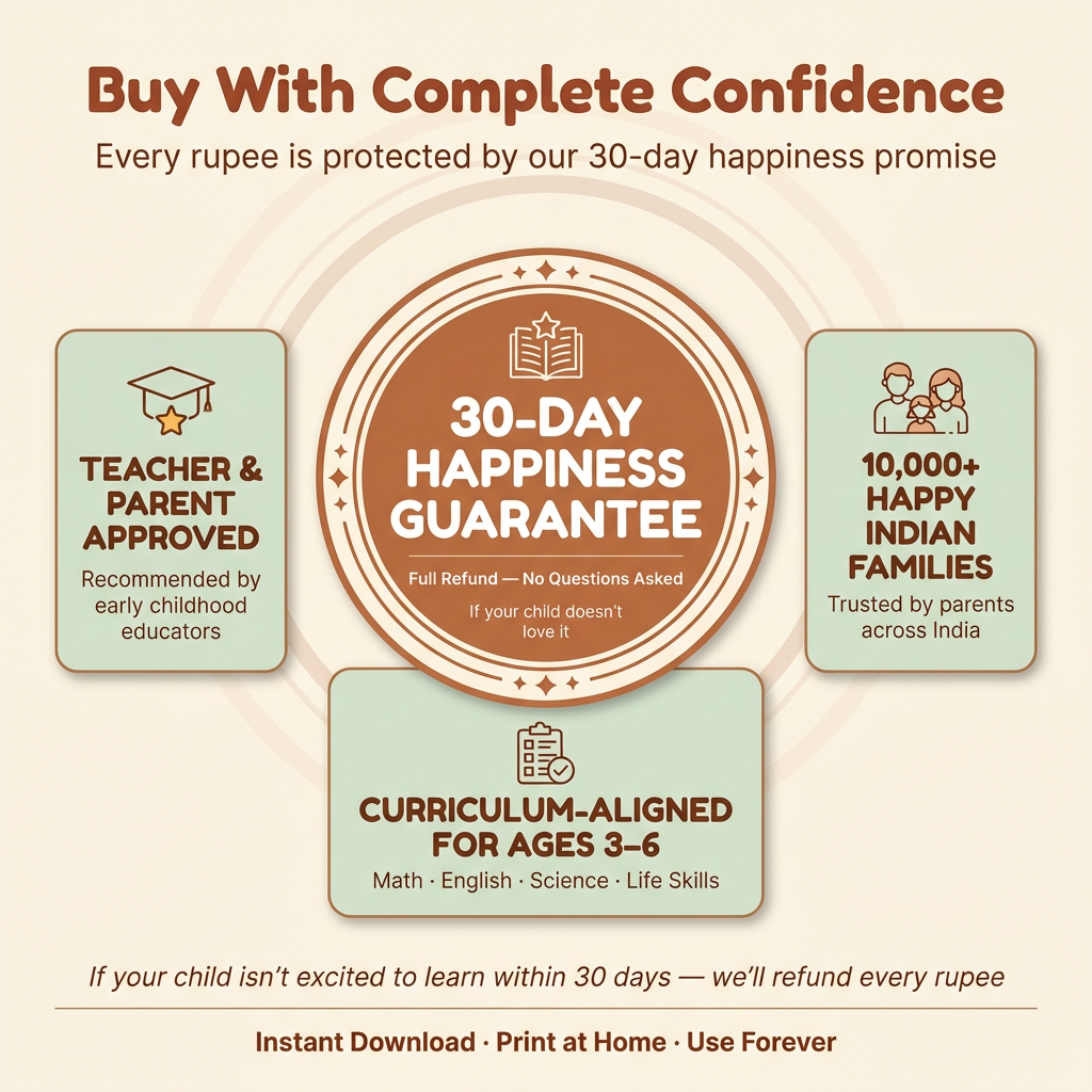 Little Scholars | 200 Educational Posters + 200 Colouring Pages For 3-6 Years Kids